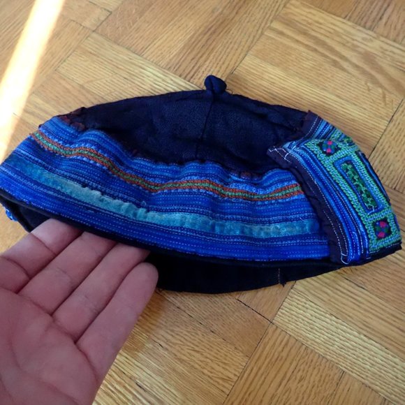 Handmade Beanie  by the H'mong of  Northern Vietnam - Picture 3 of 5